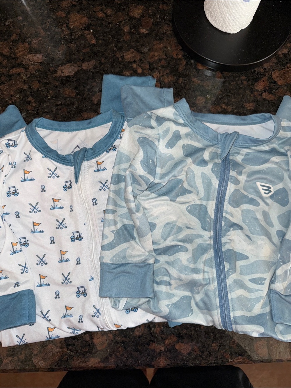Burlebo Baby Full-Zip Pajamas
